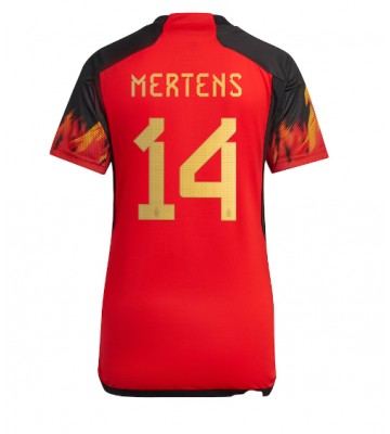 Belgia Dries Mertens #14 Koszulka Podstawowych Kobiety MŚ 2022 Krótki Rękaw